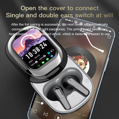 Bluetooth Earbuds – Touch Screen Slider Smart Display