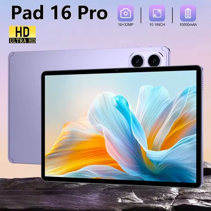 🔥 16 Pro Tablet PC | 8GB RAM 💨 512GB Storage 💾 | 5G Supported 📶 + 🎁 Free Gifts