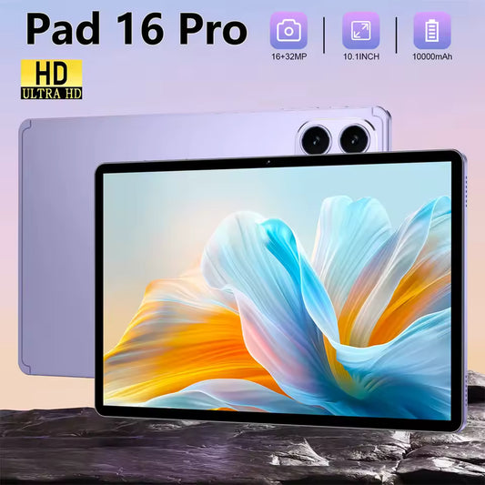 🔥 16 Pro Tablet PC | 8GB RAM 💨 512GB Storage 💾 | 5G Supported 📶 + 🎁 Free Gifts