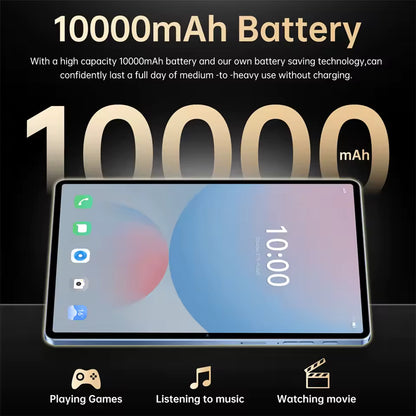 🔥 16 Pro Tablet PC | 8GB RAM 💨 512GB Storage 💾 | 5G Supported 📶 + 🎁 Free Gifts